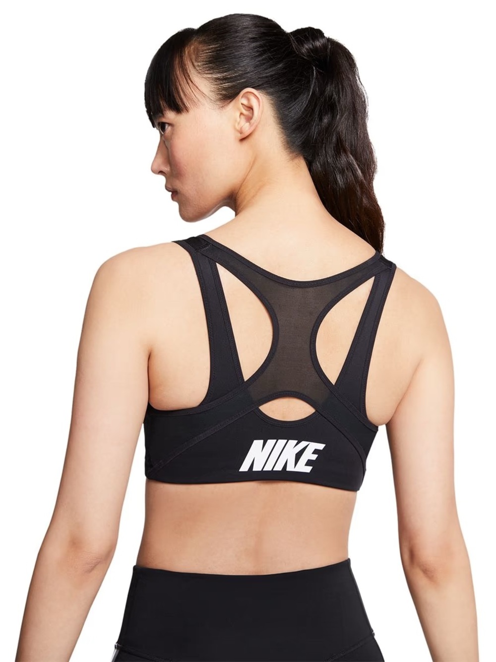 NIKE Dri-Fit Shspe High-Support Padded Zip-Front Sports Bra